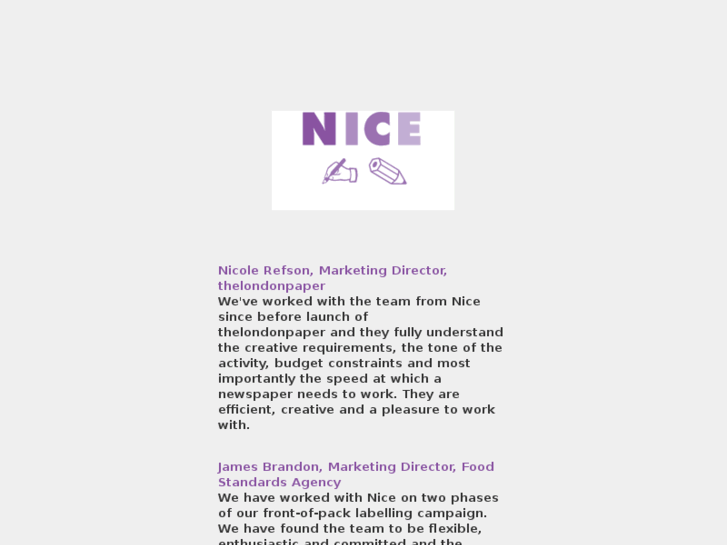 www.nicecompany.co.uk