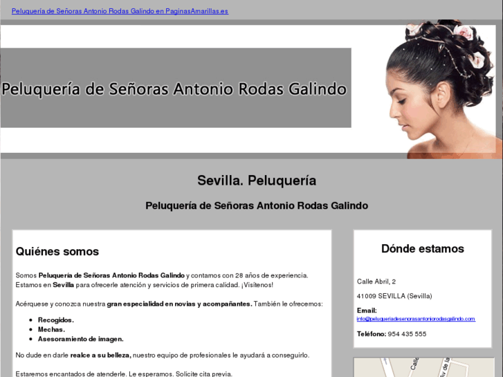 www.peluqueriadesenorasantoniorodasgalindo.com