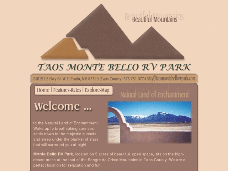 www.taosmontebellorvpark.com