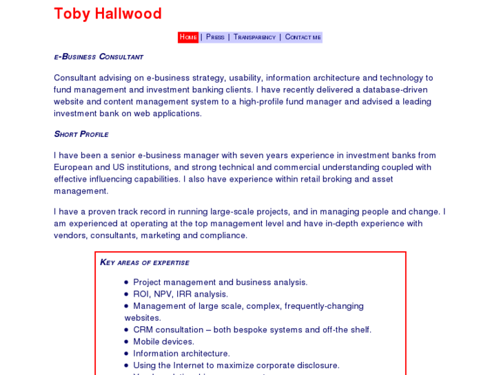 www.tobyhallwood.com