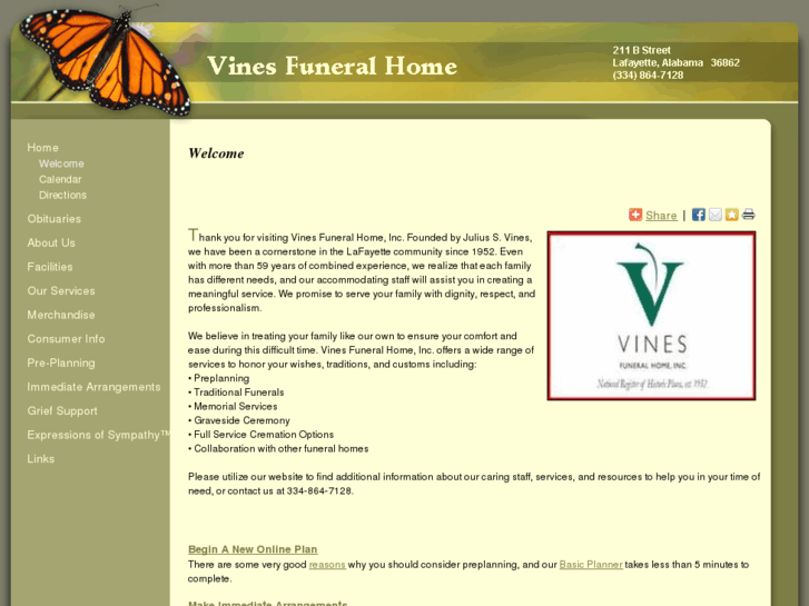 www.vinesfuneralhome.com