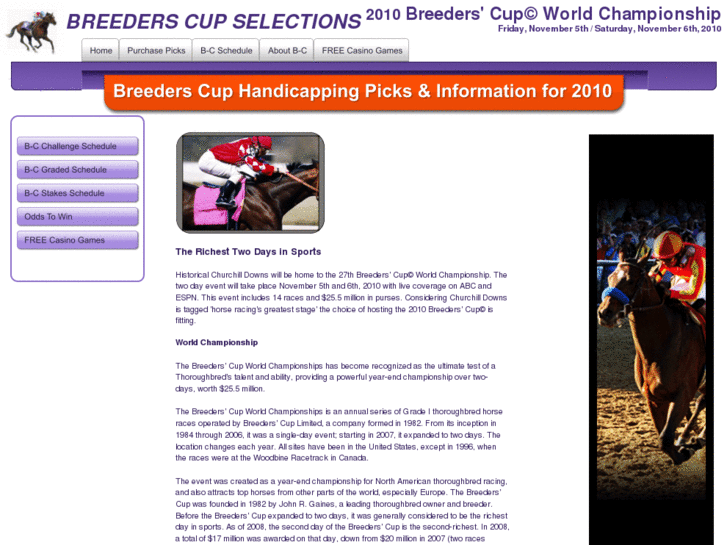 www.breeders-cup-selections.com