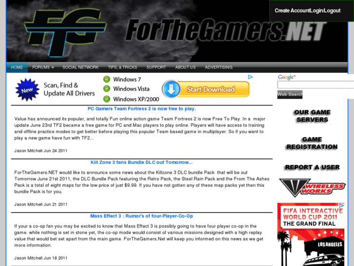 www.forthegamers.net