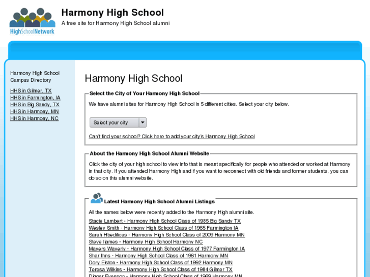 www.harmonyhighschool.org