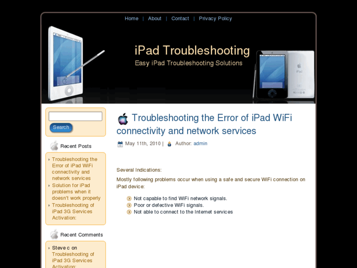 www.ipadtroubleshooting.net