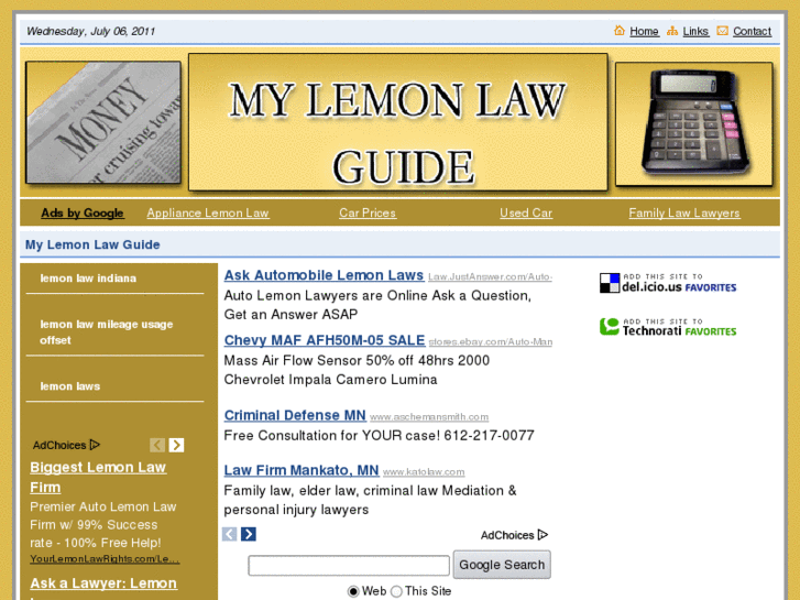 www.mylemonlawguide.info