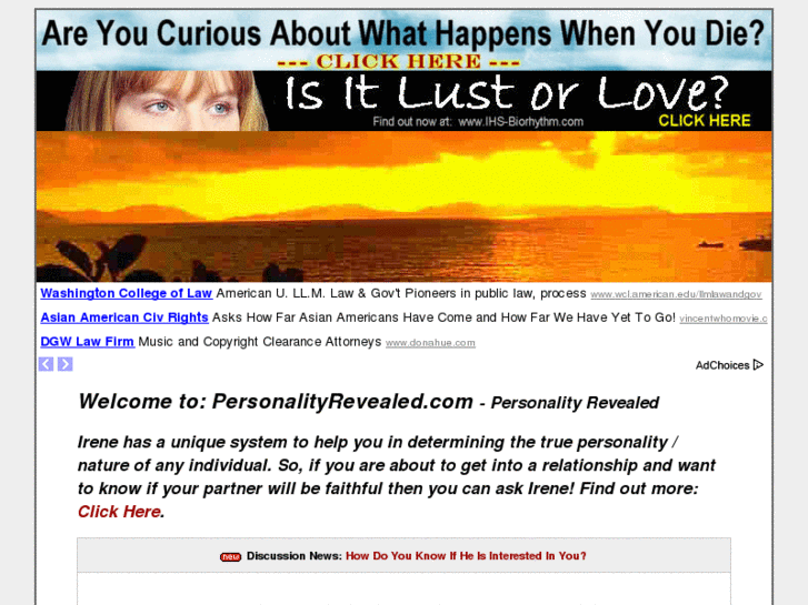 www.personalityrevealed.com