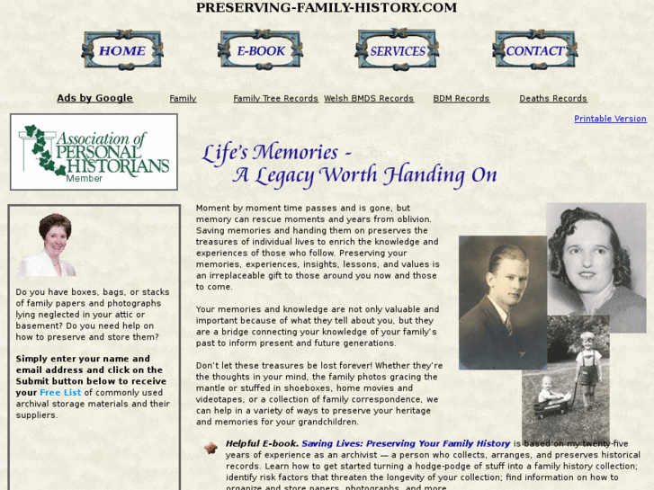 www.preserving-family-history.com