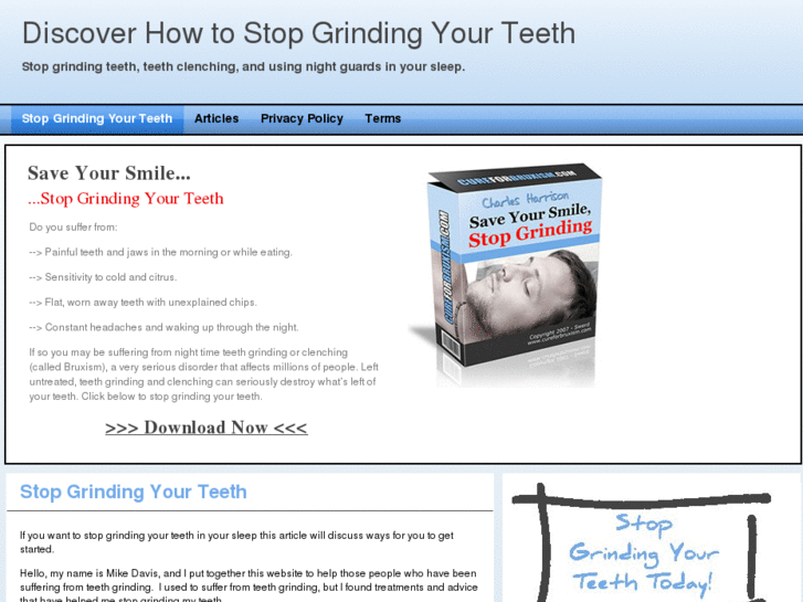 www.stopgrindingyourteeth.net