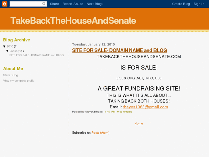 www.takebackthehouseandsenate.com