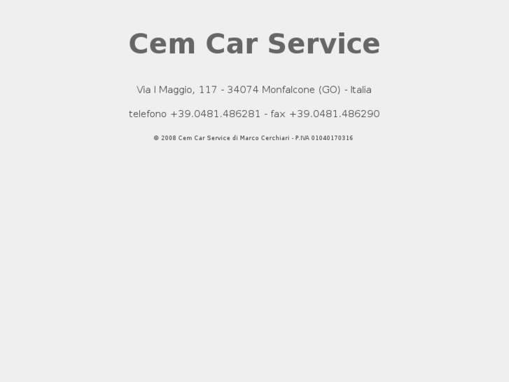 www.cemcarservice.com