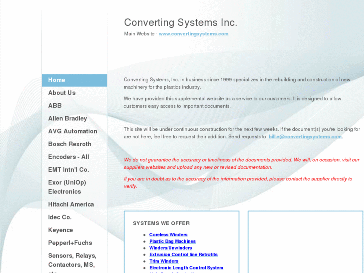 www.convertingsystemssupport.com