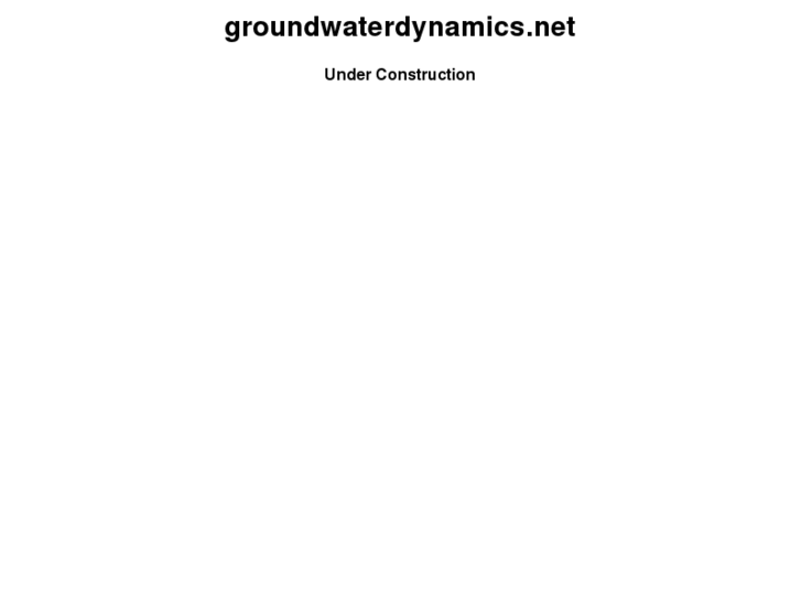 www.groundwaterdynamics.net