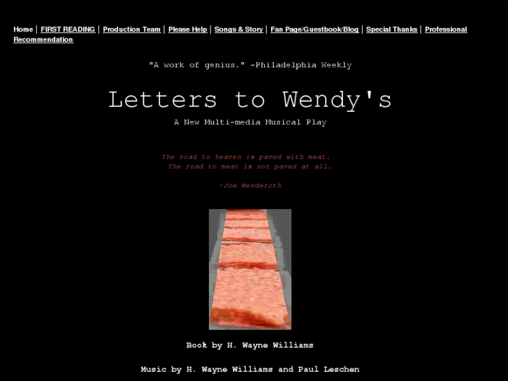 www.letterstowendys.com