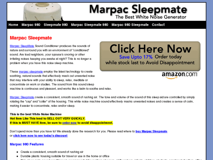 www.marpacsleepmate.com