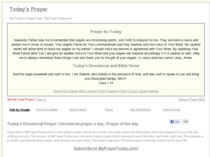 www.myprayertoday.com