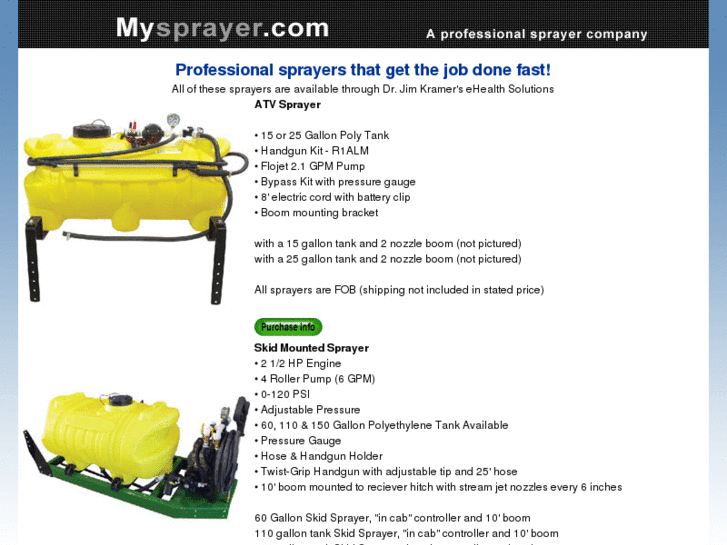 www.mysprayer.com