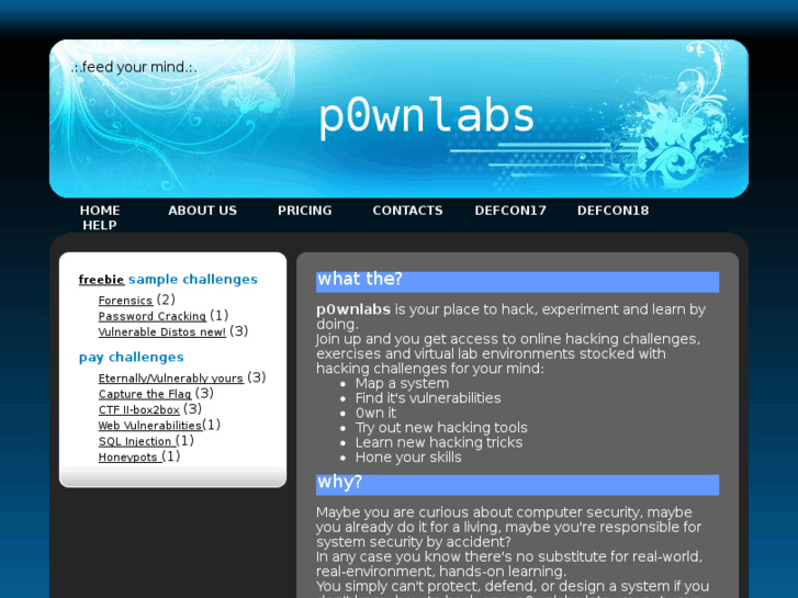 www.p0wnlabs.biz