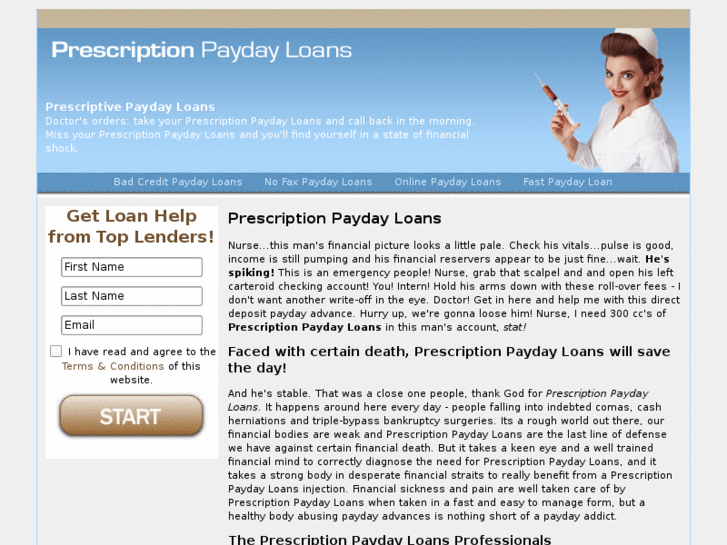 www.prescriptionpaydayloans.com