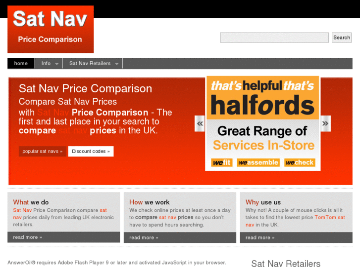 www.satnavpricecomparison.com