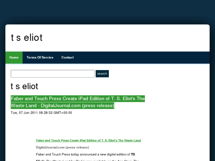 www.tseliot.net