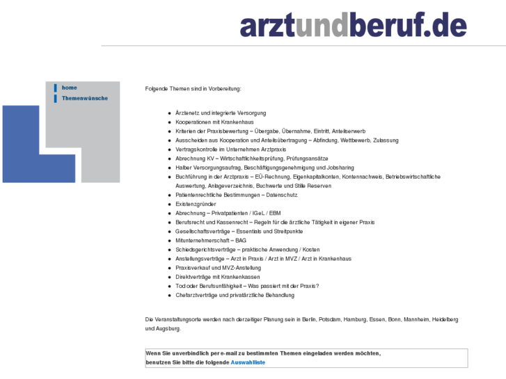 www.arztundberuf.de