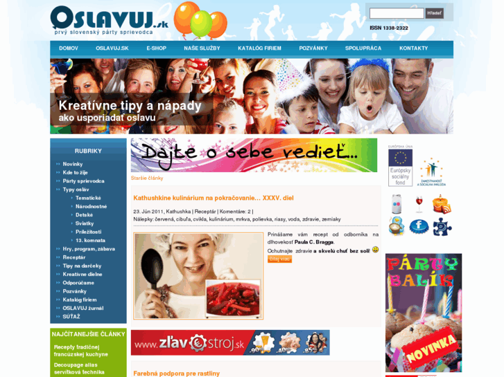 www.oslavuj.sk