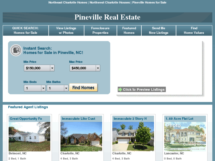 www.pineville-realestate.com