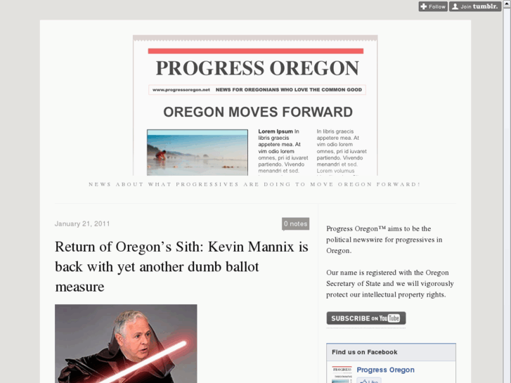 www.progressoregon.net