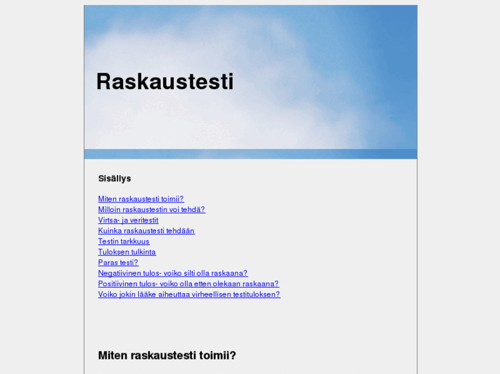 www.raskaustesti.info