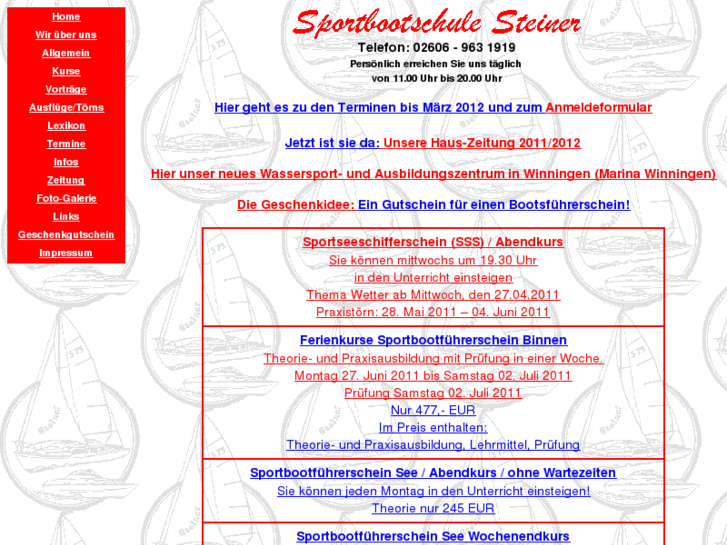 www.sportbootschule-steiner.de