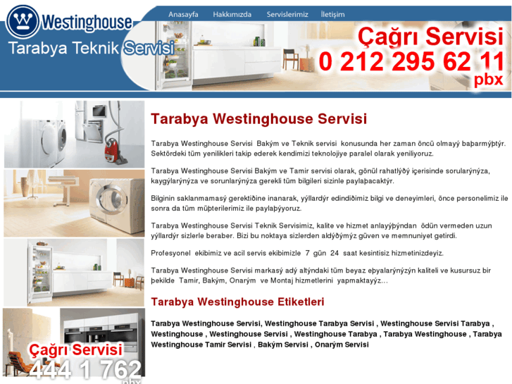 www.tarabyawestinghouseservisi.com