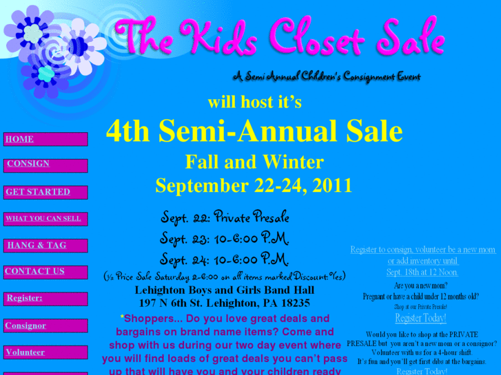 www.thekidsclosetsale.com