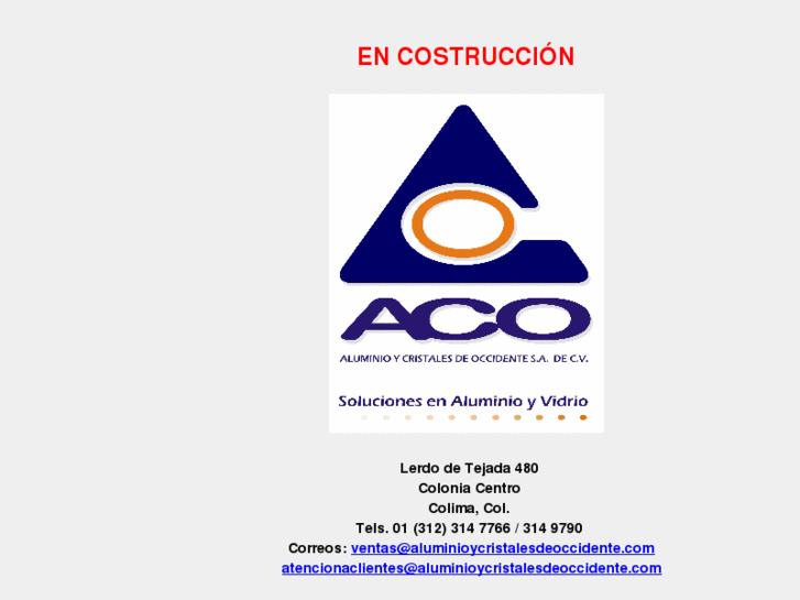 www.aluminioycristalesdeoccidente.com