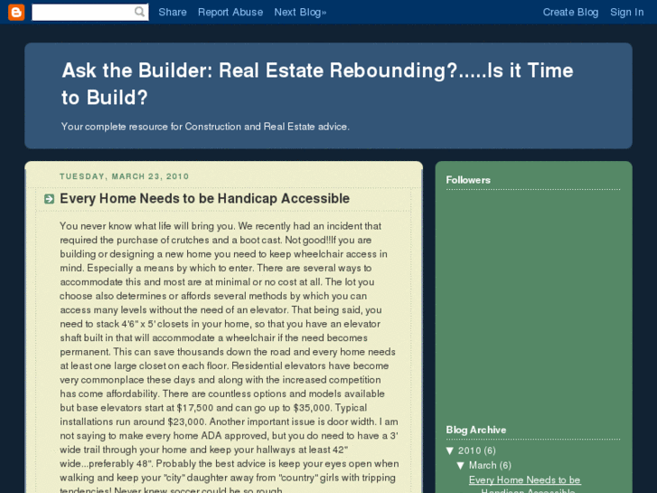 www.askthebuilder.info