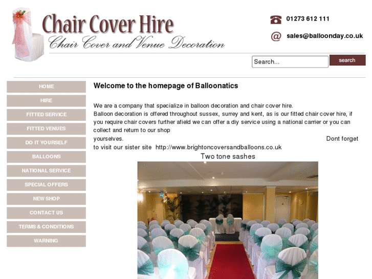 www.chair-cover-hire.com