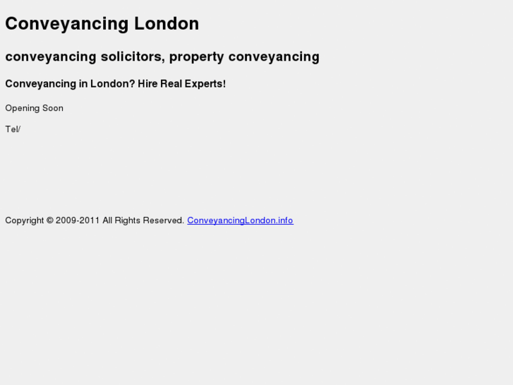 www.conveyancinglondon.info