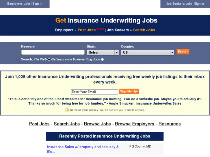 www.getinsuranceunderwritingjobs.com