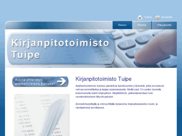 www.kirjanpitotoimistotuipe.com