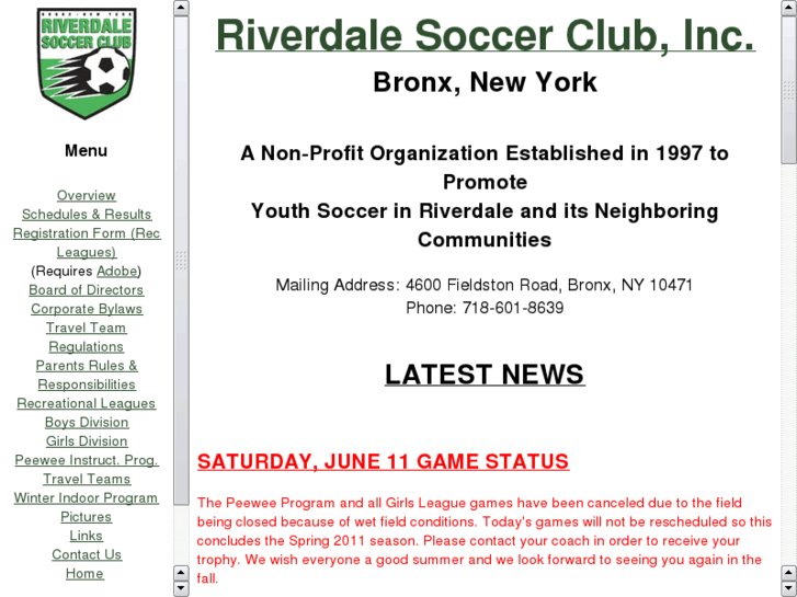 www.riverdalesoccerclub.org