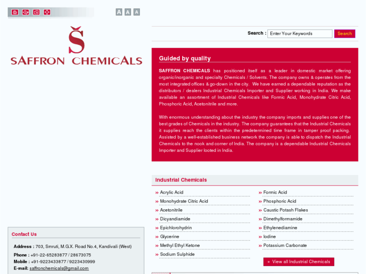 www.saffronchemicals.com