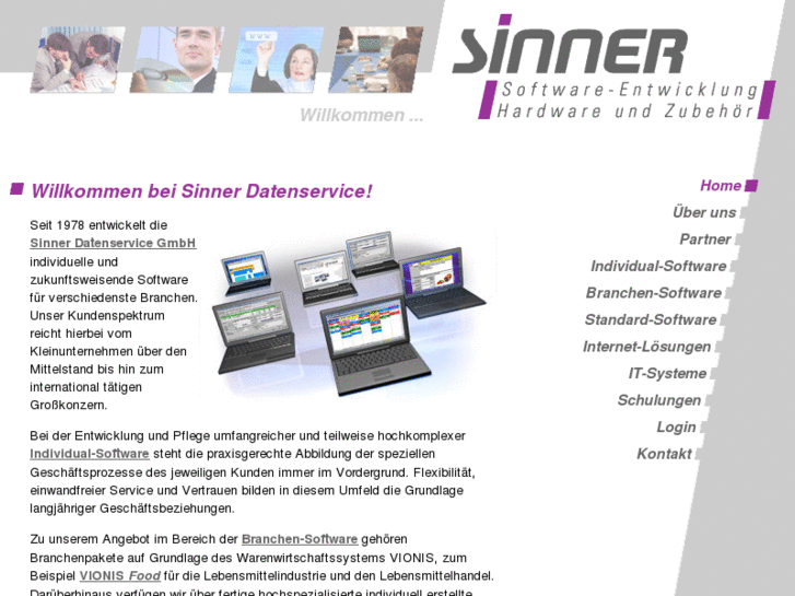 www.sinner-datenservice.com