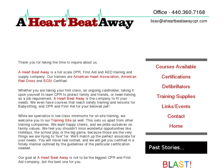 www.aheartbeatawaycpr.com