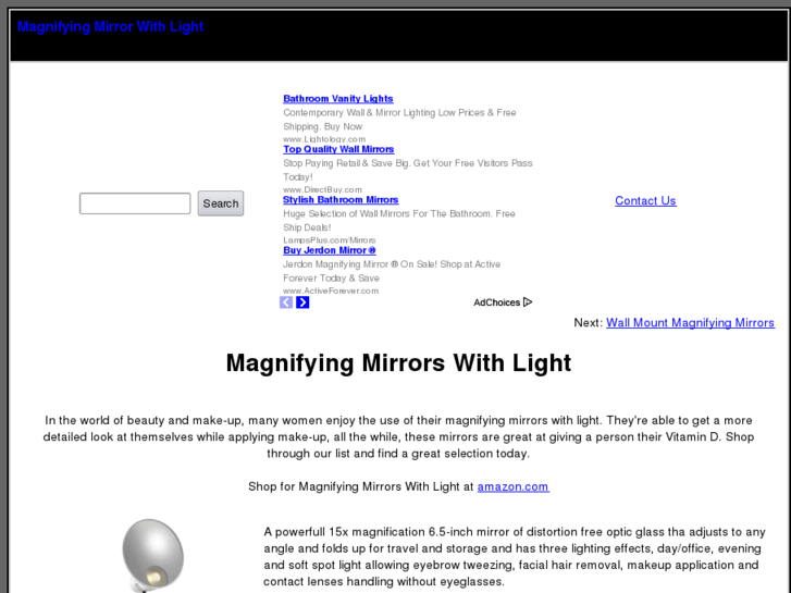 www.magnifyingmirrorwithlight.com