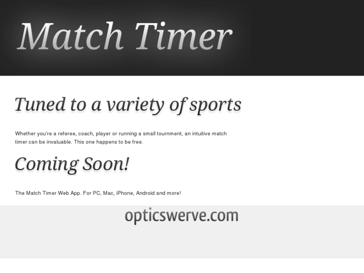 www.matchtimer.com