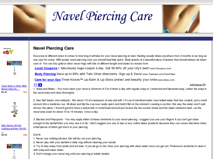 www.navelpiercingcare.com