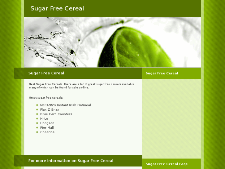 www.sugarfreecereal.com