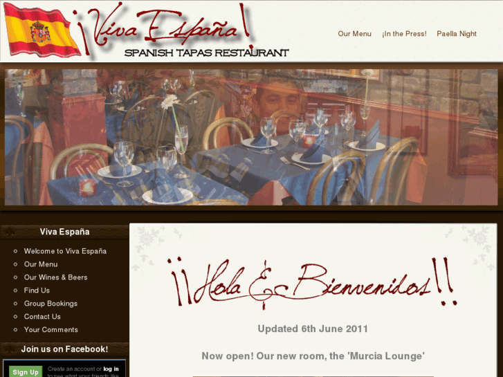 www.vivaespanarestaurant.es