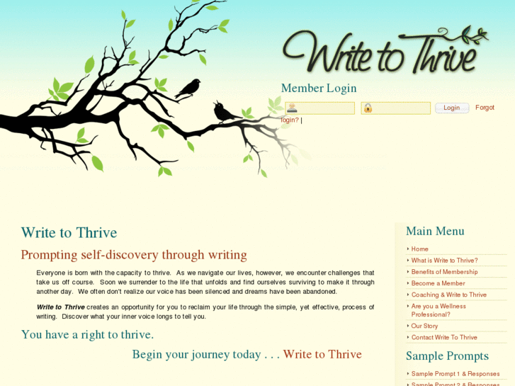 www.writetothrive.com