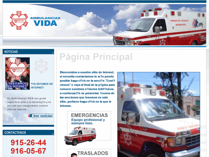 www.ambulanciasvida.com